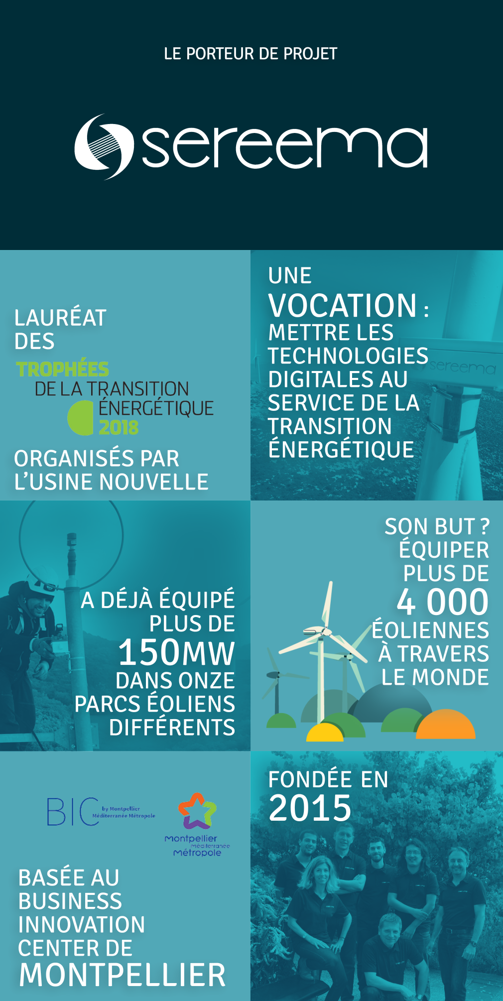 Les données du porteur du projet